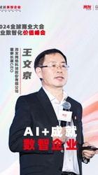 AI+成就数智企业-全球商业创新大会2024（北京）-王文京 