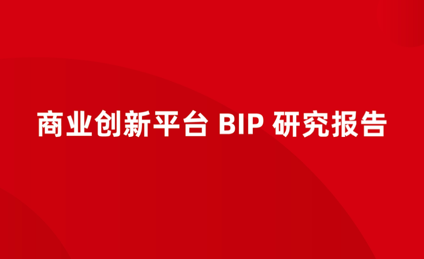 商业创新平台BIP研究报告