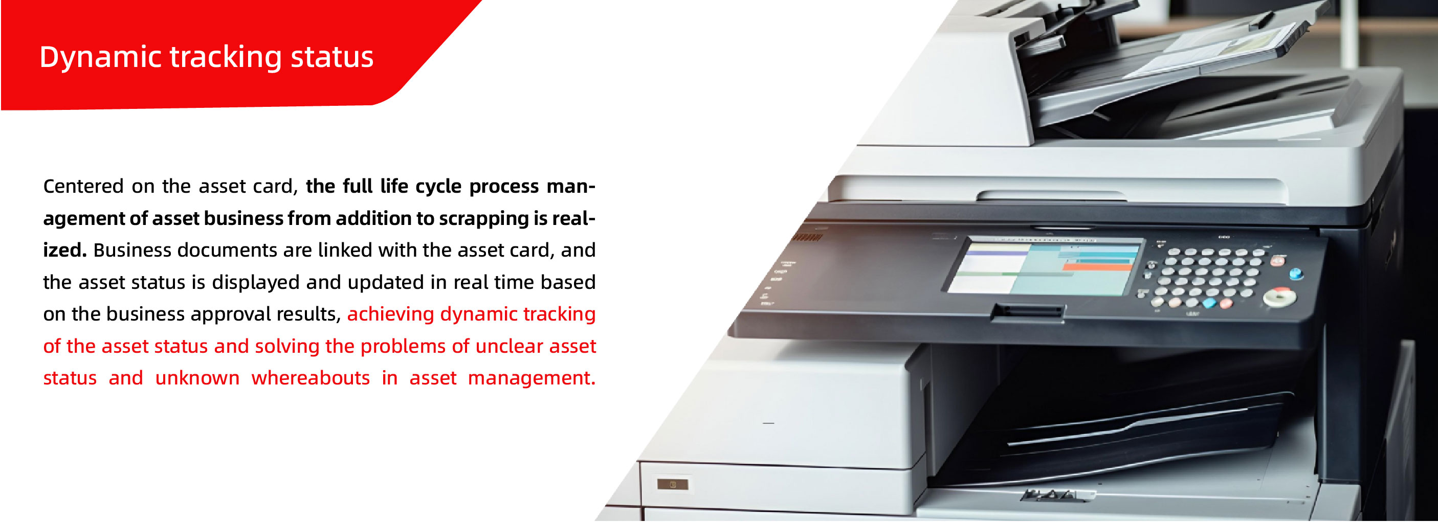 Dynamic tracking status