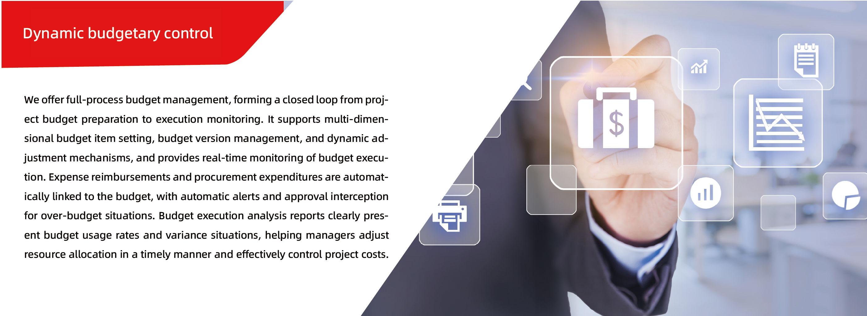 Dynamic budgetary control