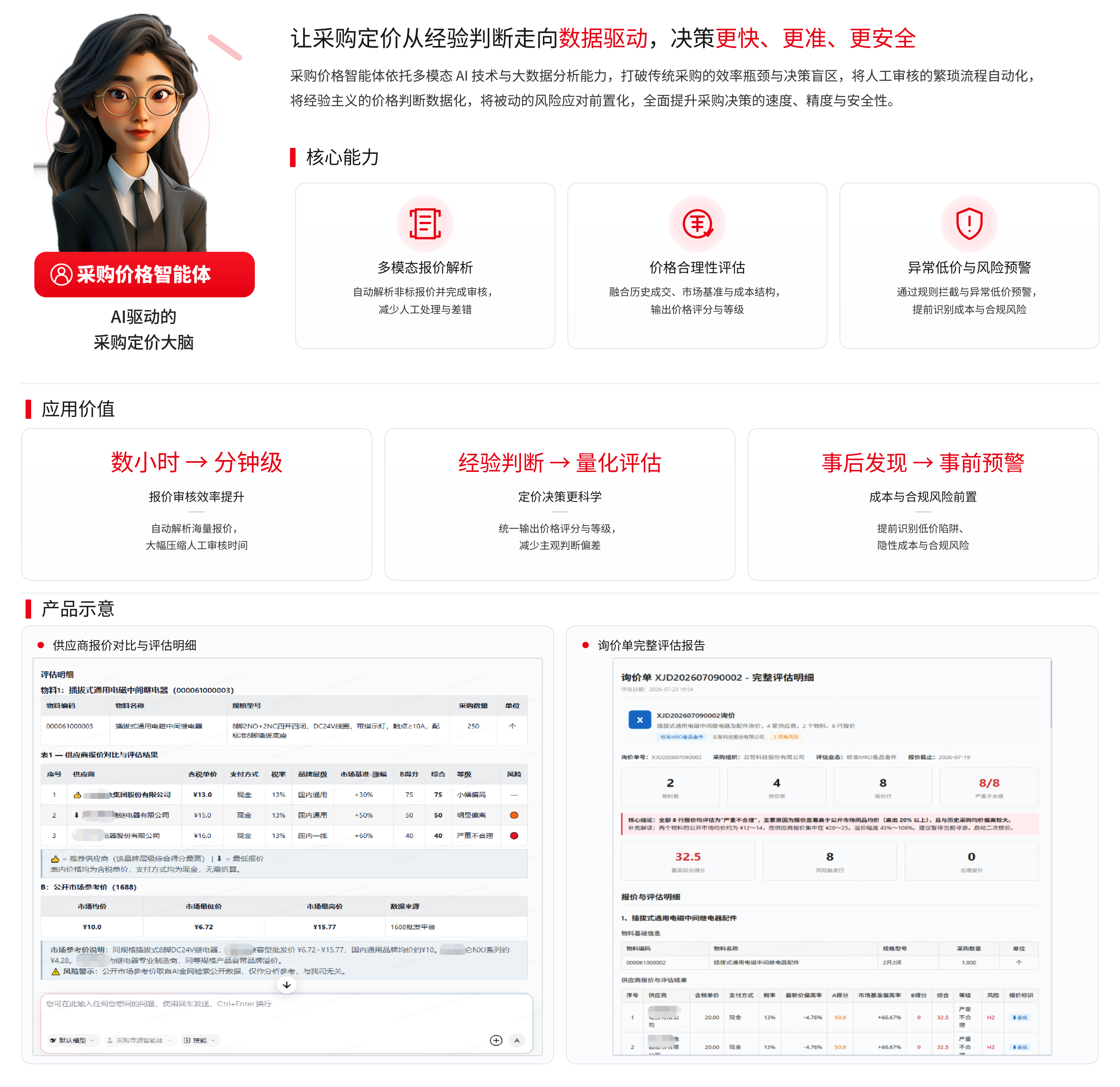 采购价格智能体