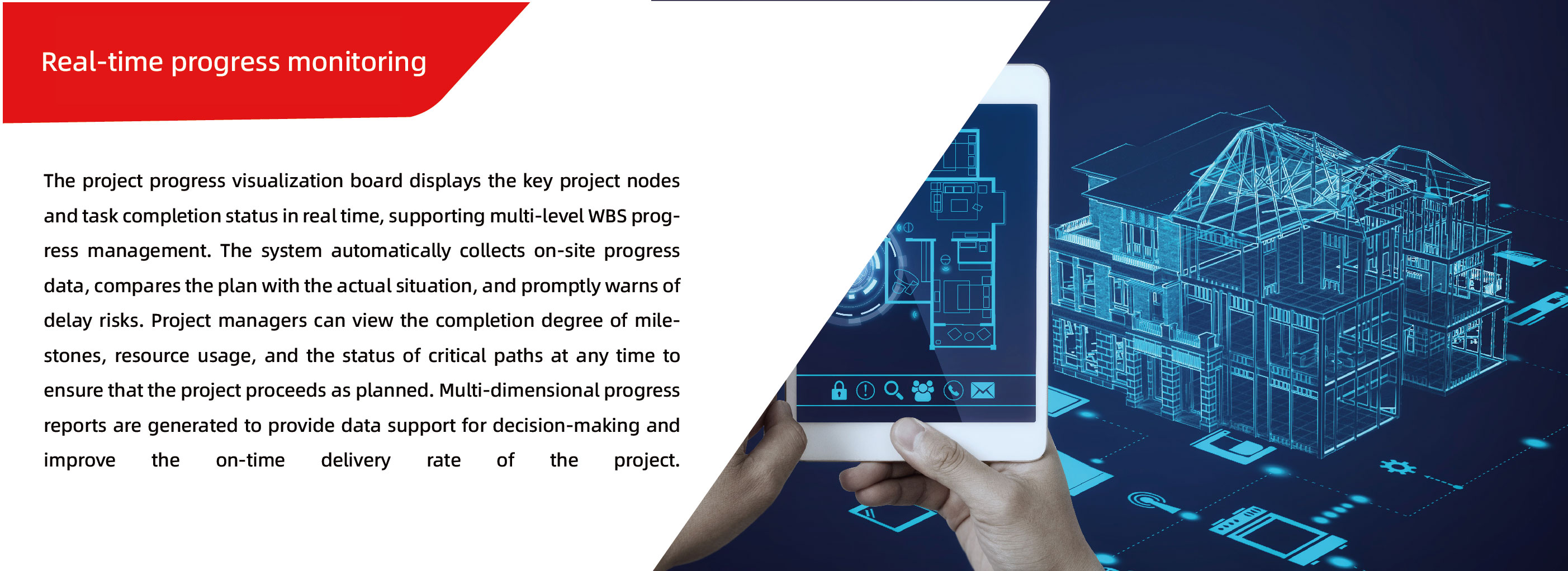 Real-time progress monitoring